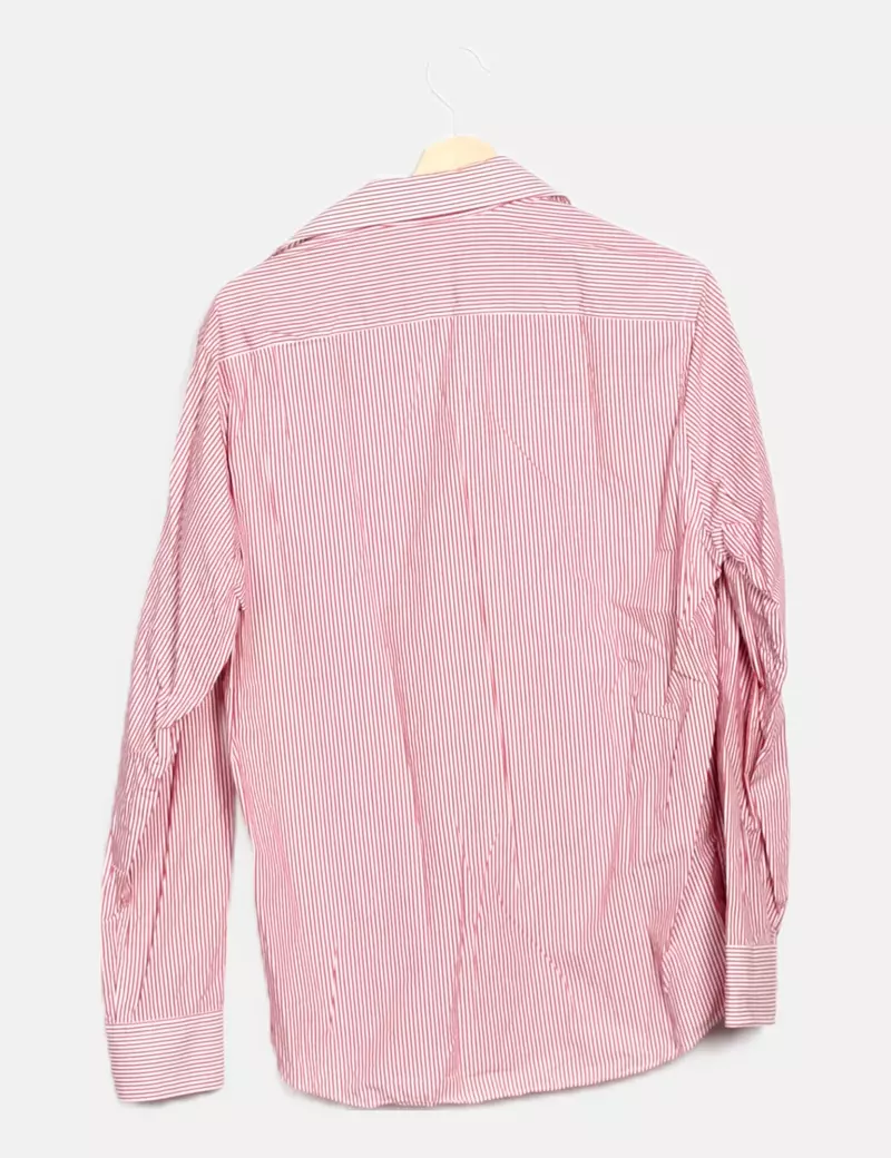 Cortefiel Camisa bicolor estampado rayas