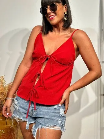 Cuerpo Lazadas ANITHA Rojo