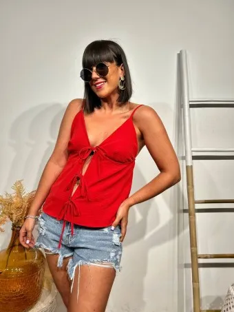 Cuerpo Lazadas ANITHA Rojo