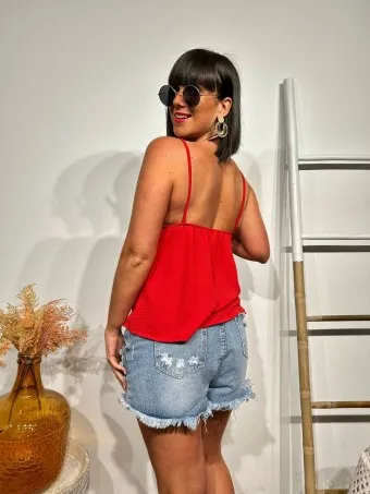 Cuerpo Lazadas ANITHA Rojo