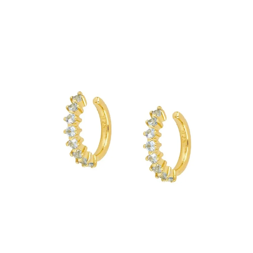 Ear Cuff Kauai Aqua Oro