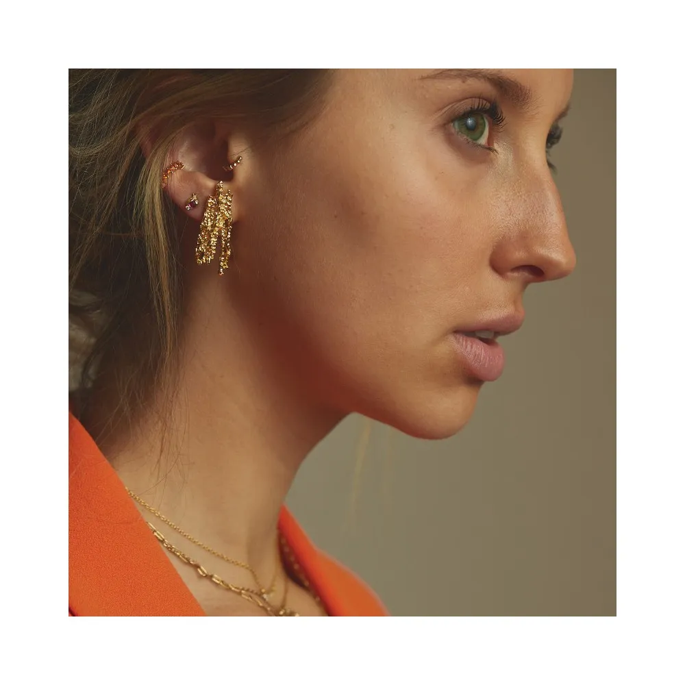 Ear Cuff Kauai Naranja Oro
