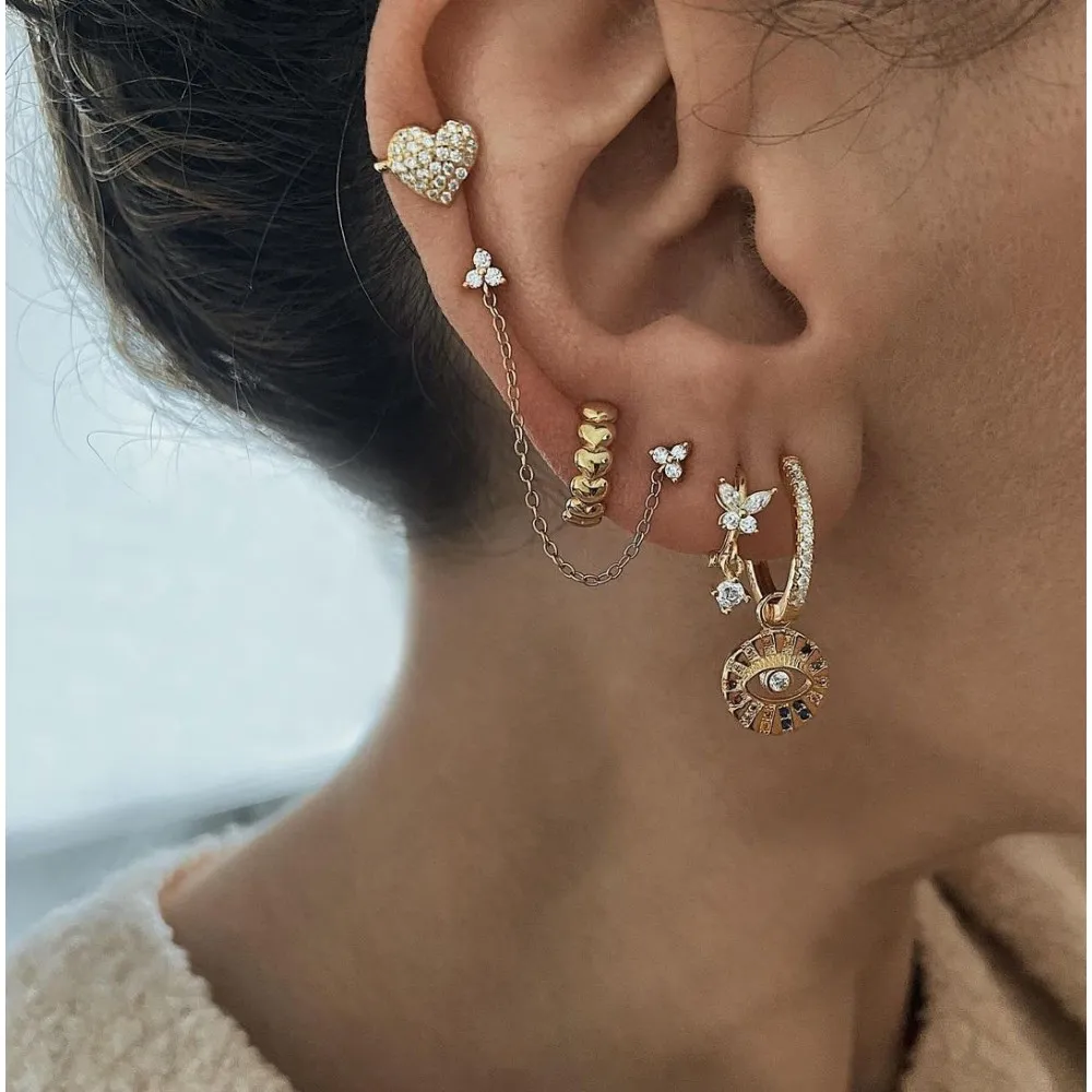 Ear Cuff Zeus Oro (Par)