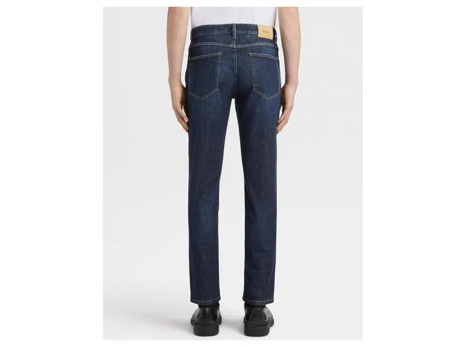 Ermenegildo Zegna Vaqueros de mezclilla de algodón elástico de ZEGNA Azul 
