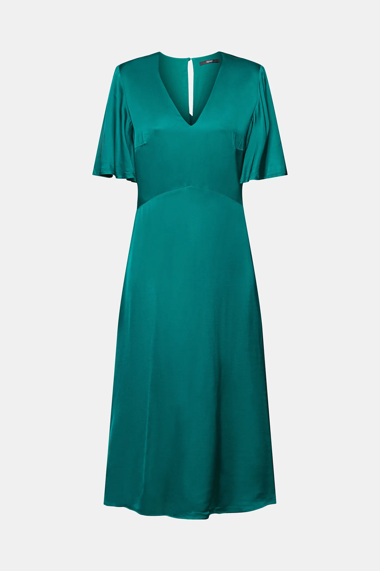 Esprit Vestido midi satinado viscosa