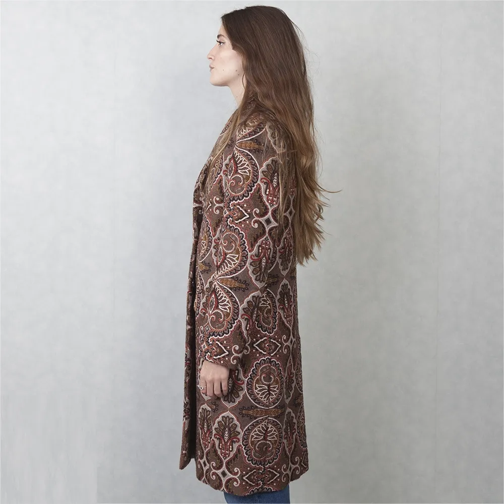 Etro Abrigo Multicolor Lana T 36
