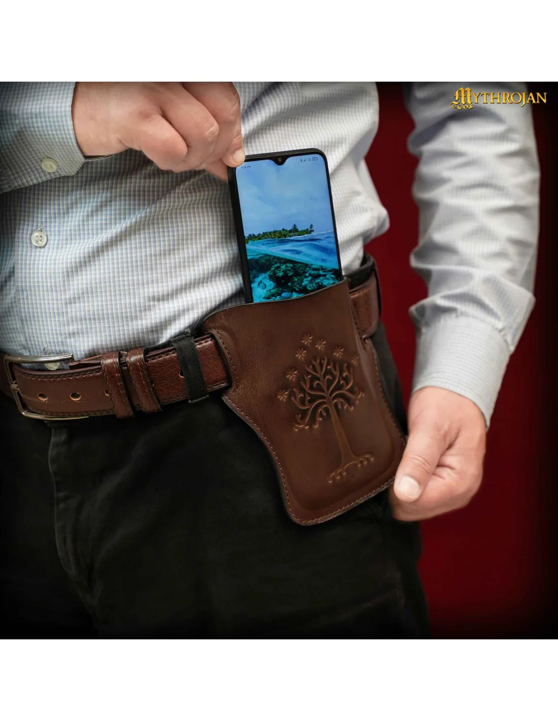 FUNDA PARA MóVIL REPUJADO EL ÁRBOL DE GONDOR  NUMENOR