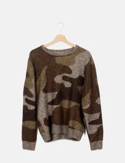 H&M Jersey lana estampado manga larga