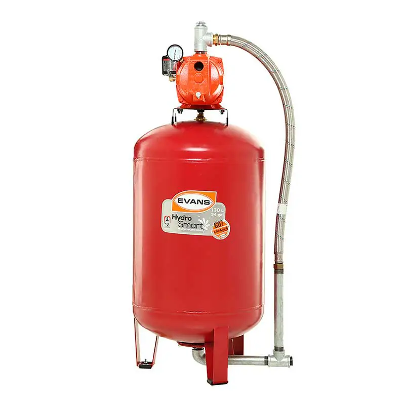 HIDRONEUMáTICO DE 1/2 HP VERTICAL DE 130 LITROS EVANS EAJ050130VE