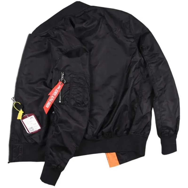 JACKETS PARA HOMBRES NUEVO ALFA MARTIN PILOTO JACKET MILITARY TACTICAL JACKET MA1 CLASSIC MENS SPRING AND AUTUMN FIN JACKET BAS