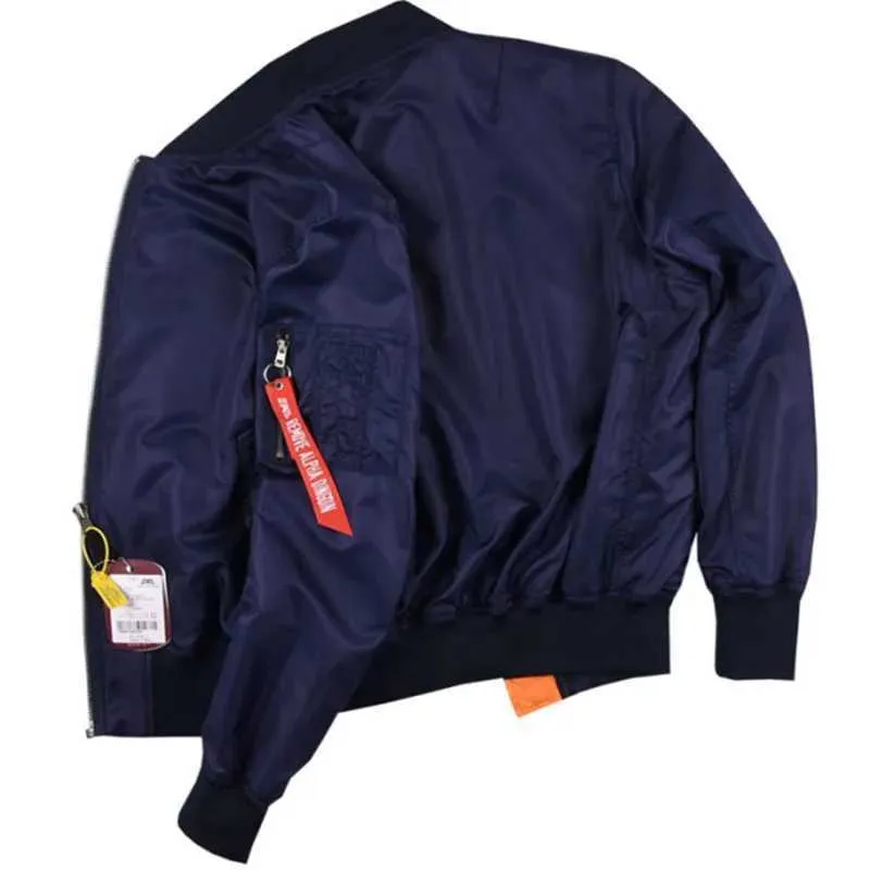 JACKETS PARA HOMBRES NUEVO ALFA MARTIN PILOTO JACKET MILITARY TACTICAL JACKET MA1 CLASSIC MENS SPRING AND AUTUMN FIN JACKET BAS