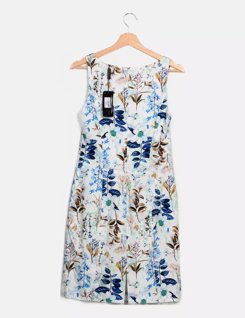 Javier Simorra Vestido banco estampado floral