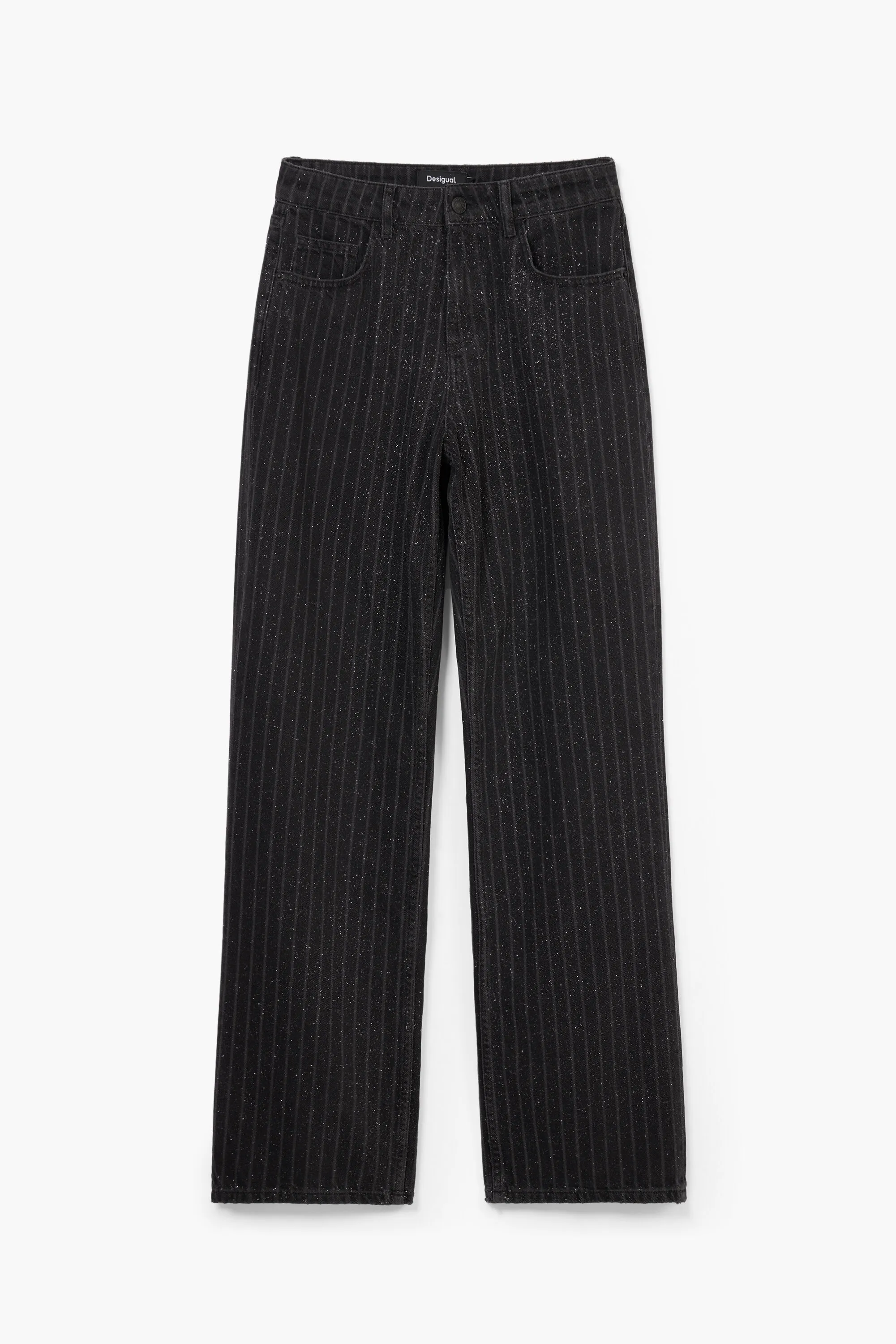 Jeans rectos pespuntes