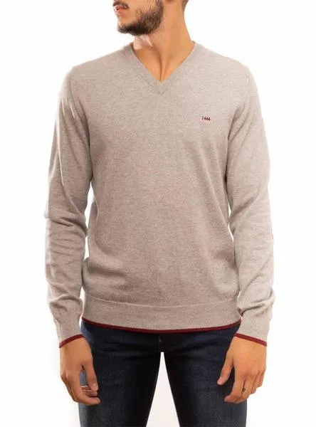 Jersey Klout Pico Gris para Hombre