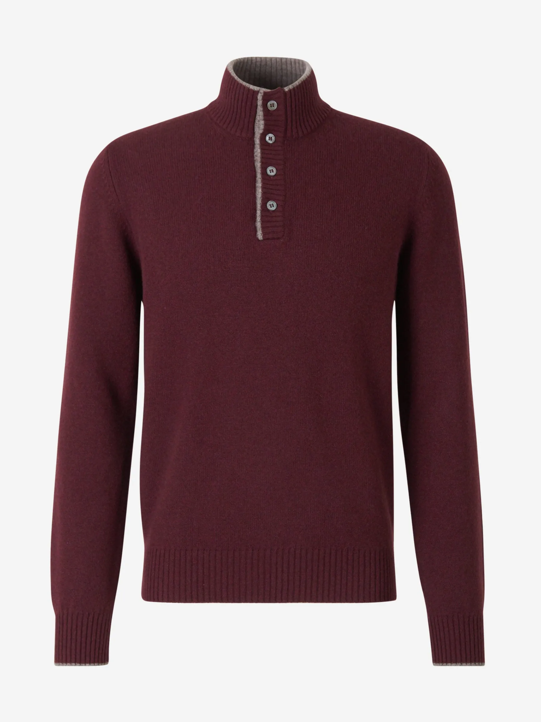 Jersey Lana Cuello Botones