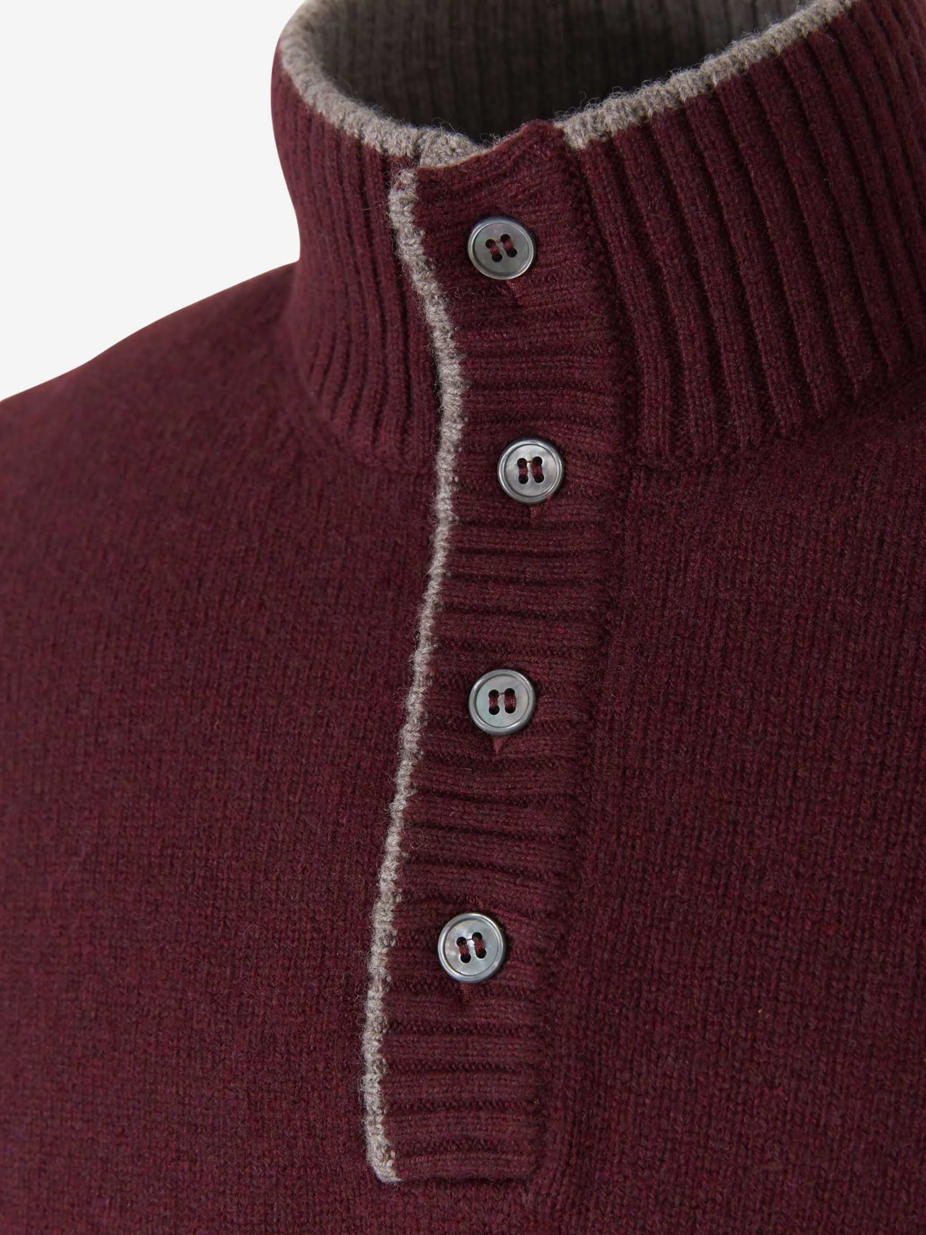 Jersey Lana Cuello Botones