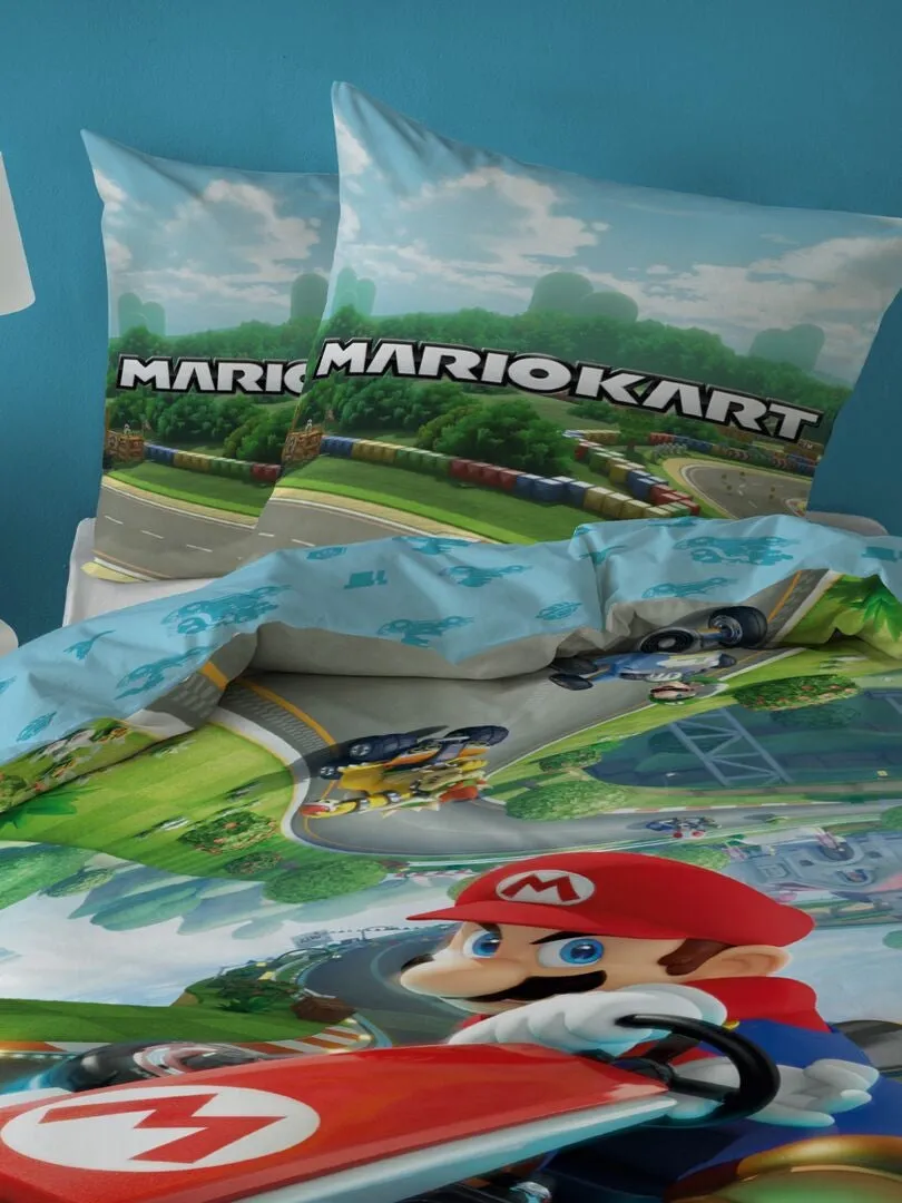 JUEGO DE CAMA  'MARIO KART'  INDIVIDUAL  MULTICOLOR