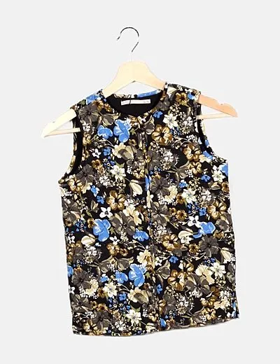 KIDS ONLY Chaleco acolchado estampado floral
