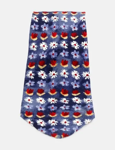 LIBERTY Corbata azul marino estampado floral