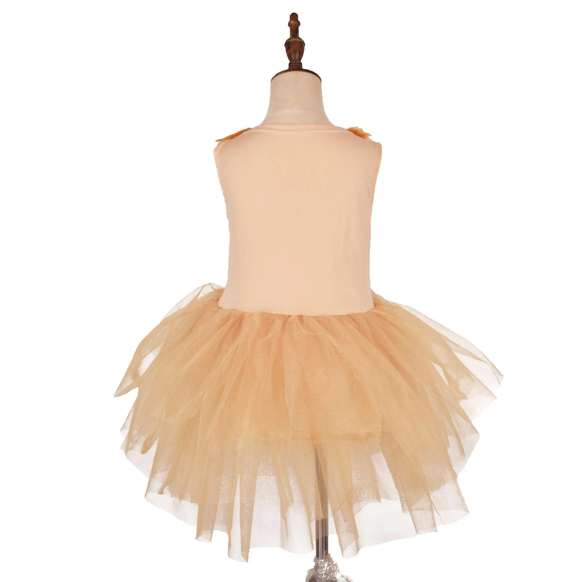 Lion Mesh Tutu Dress 1 de junio Día del Niño Performance Dress Conjunto de 3 piezas