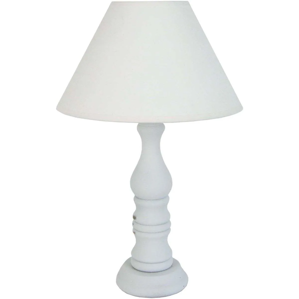 lámpara de noche redondo madera cerro blanco