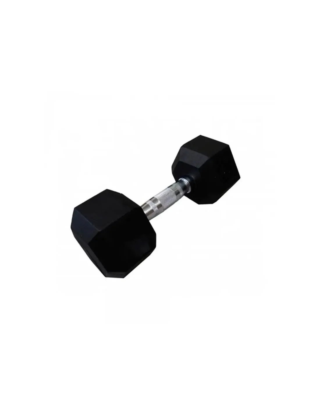 Mancuerna de fitness Softee Hexagonal 20 kg Negro