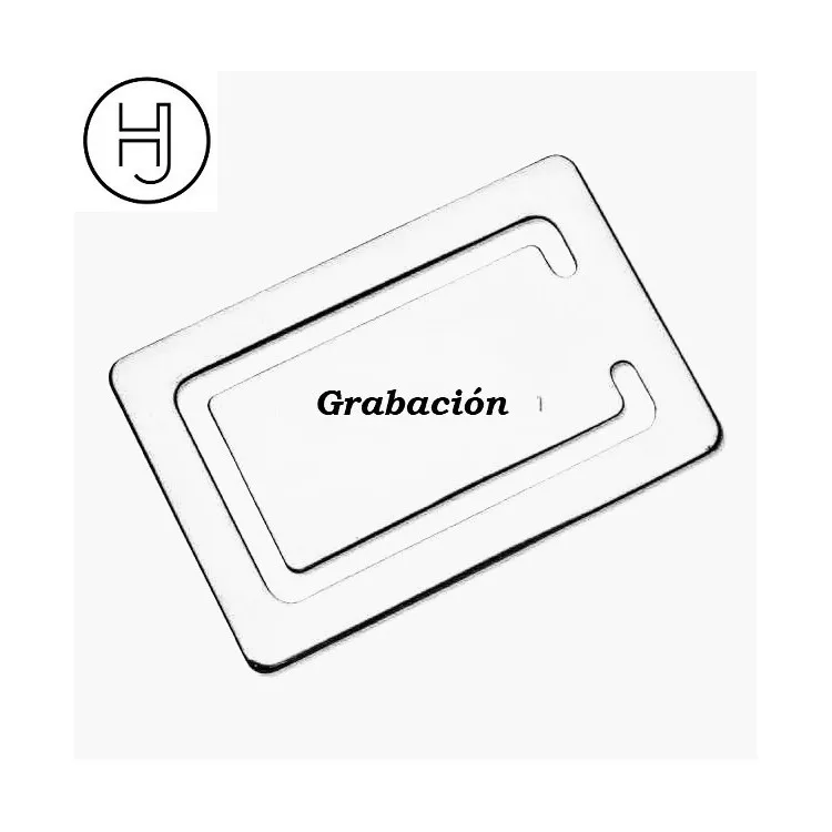 Marcapáginas para grabar plata de ley