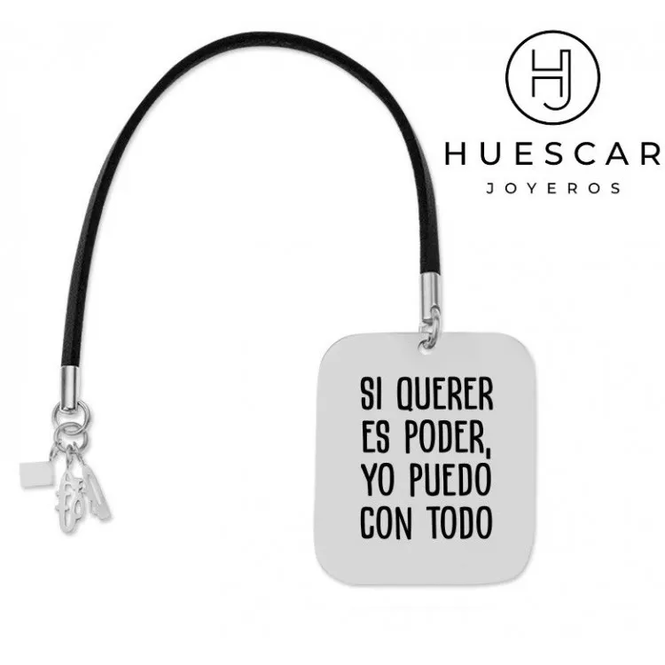 Marcapáginas personalizado para libros en acero inox.