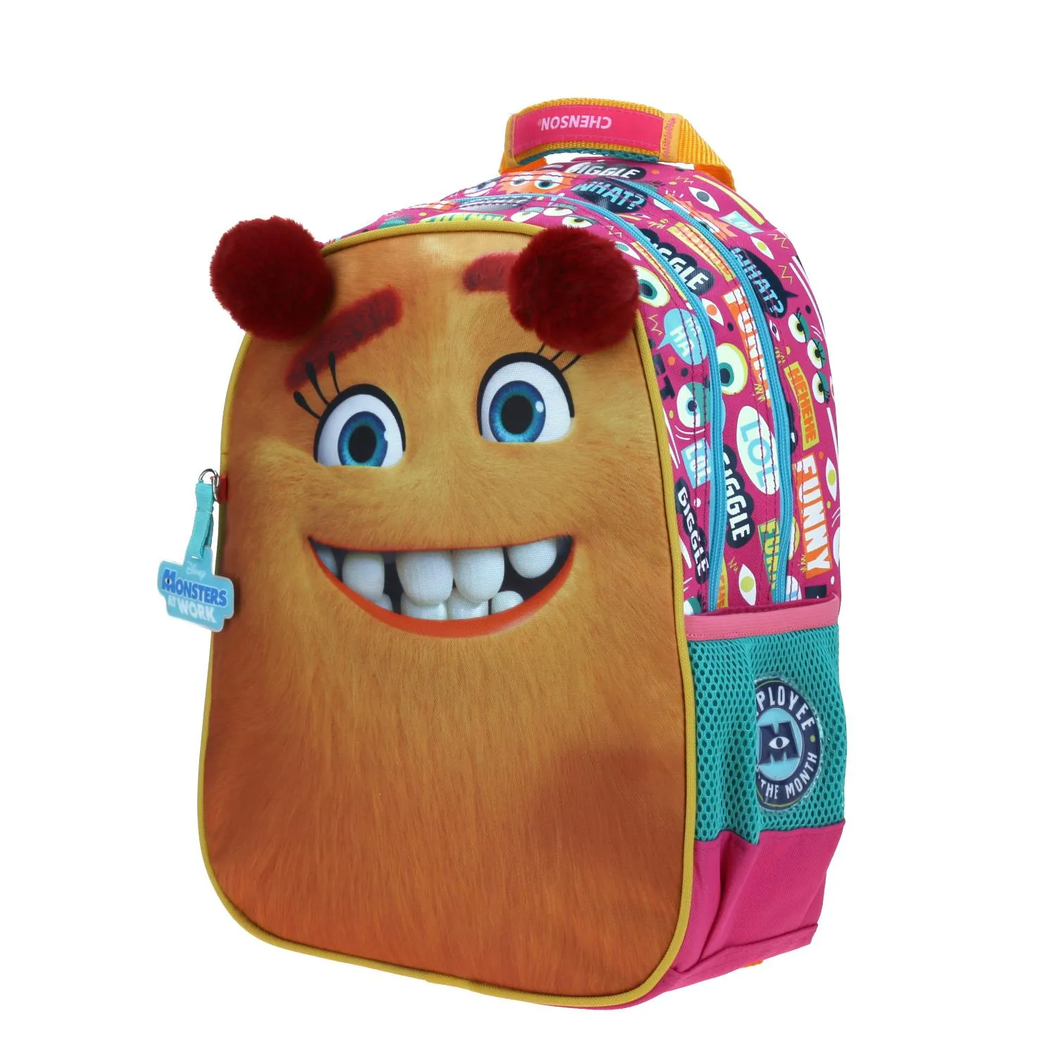Mochila Chica Rosa Chenson Monster at Work Kinder Gismo para nia