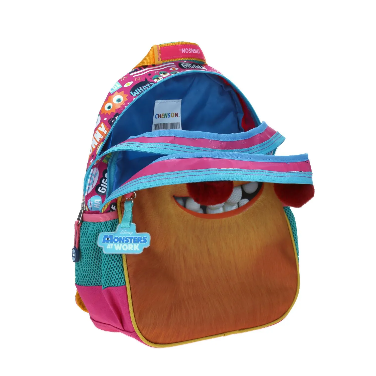 Mochila Chica Rosa Chenson Monster at Work Kinder Gismo para nia