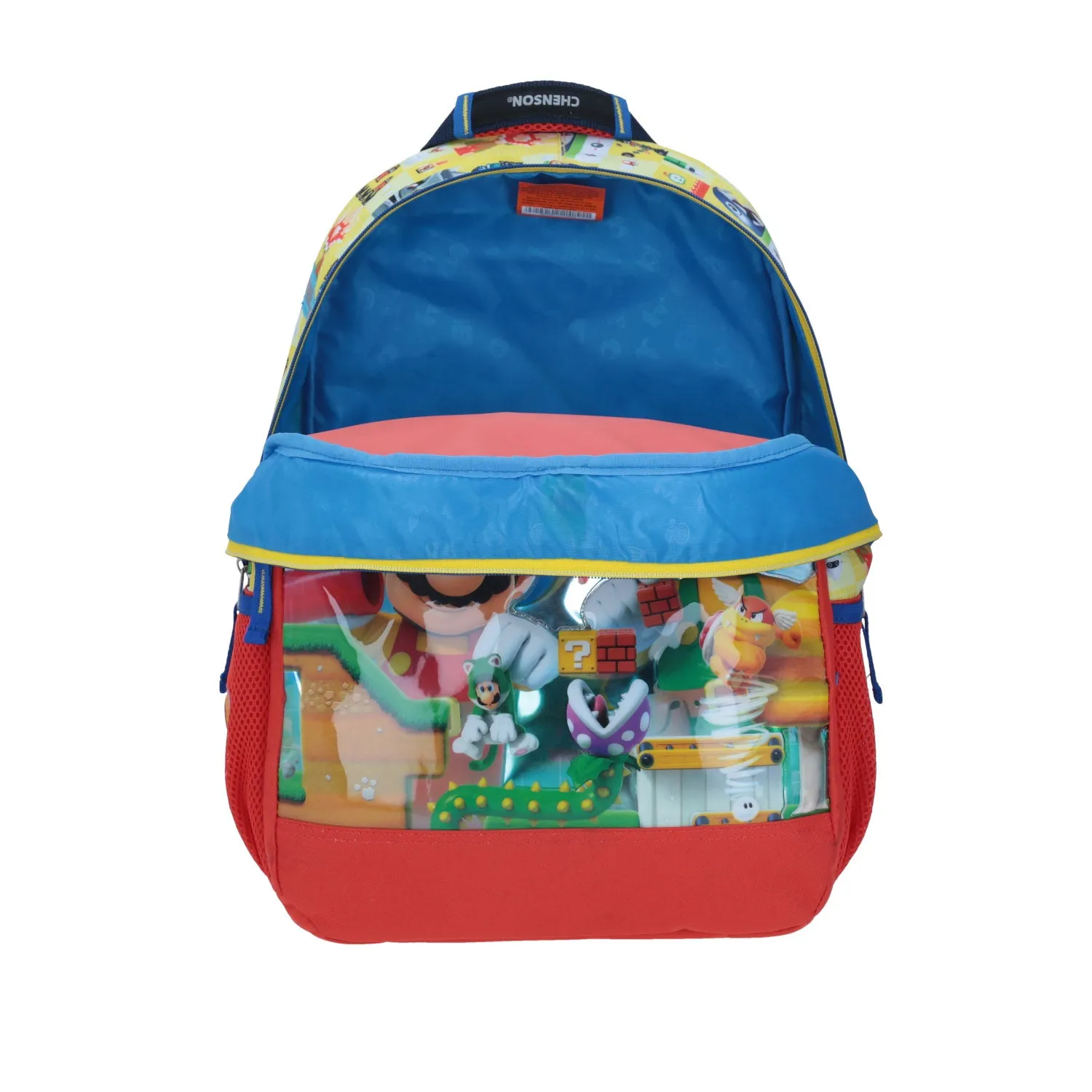 Mochila Grande Chenson Mario & Luigi Maker Amarilla Kirat