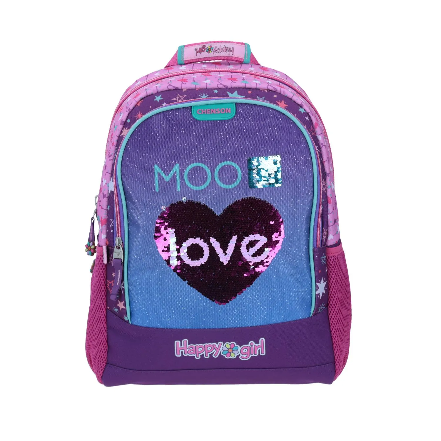 Mochila grande Rosa HAPPY GIRL