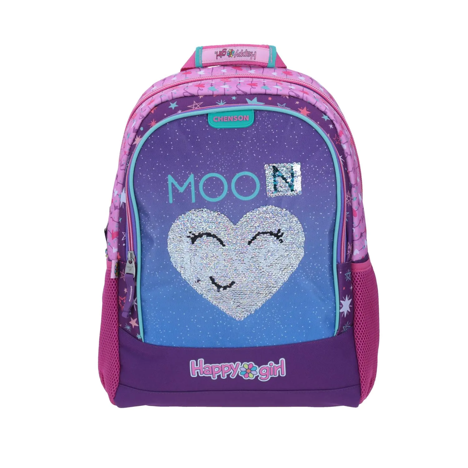 Mochila grande Rosa HAPPY GIRL