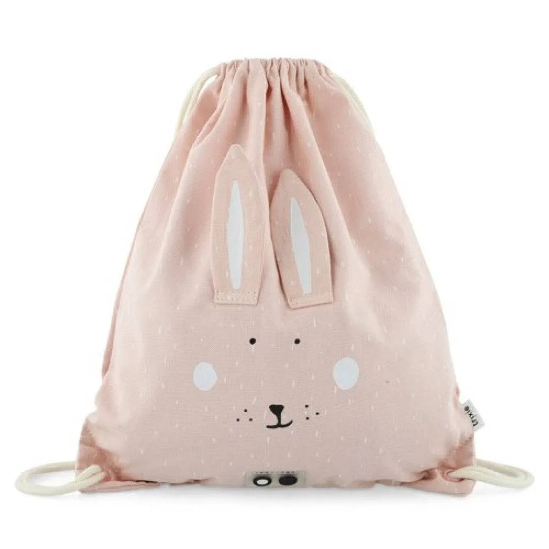 Mochila Saquito de Tela Mrs. Rabbit · Trixie