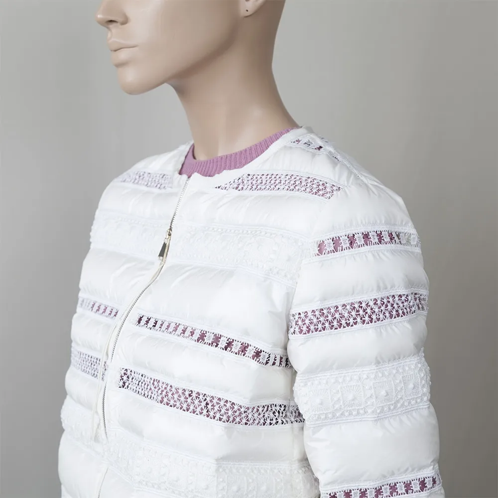 Moncler Stellaire Chaqueta Blanca T S