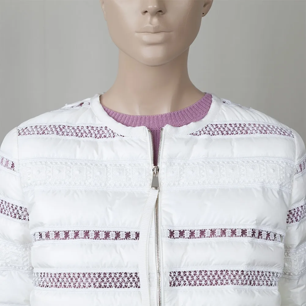Moncler Stellaire Chaqueta Blanca T S