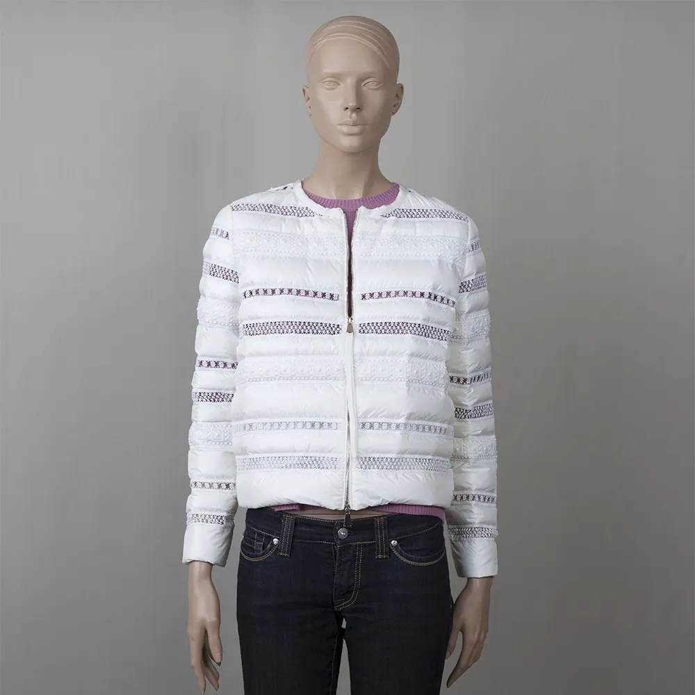 Moncler Stellaire Chaqueta Blanca T S