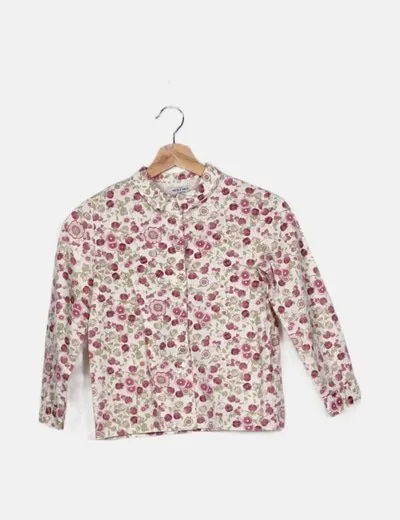 Neck & Neck Camisa beige estampado floral