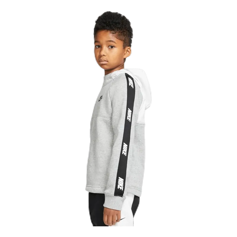 Nike Hybrid 1/2 Zip Fleece Junior White/Black