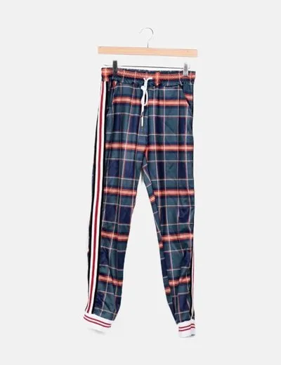 NoName Conjunto deportivo estampado cuadros