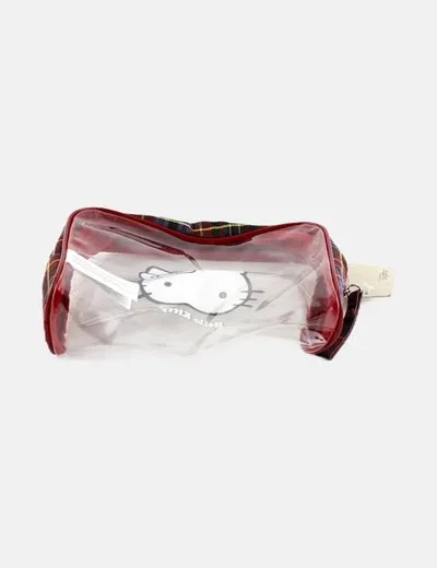 Oysho Neceser multicolor estampado cuadros