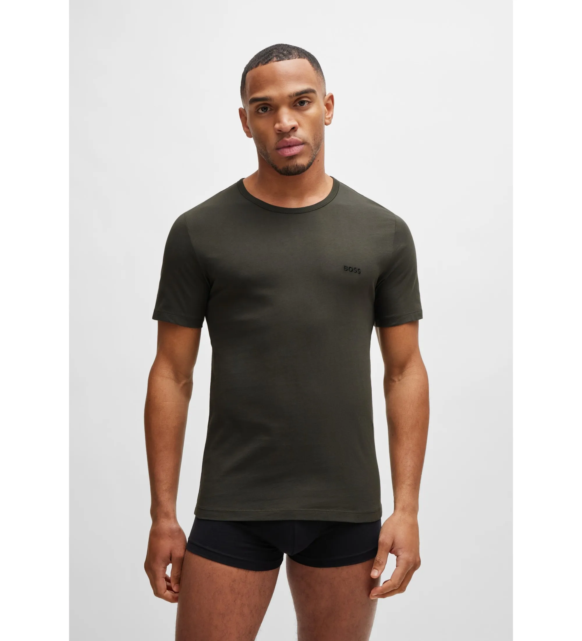 Pack 3 Camisetas interiores Classic lila, gris, verde