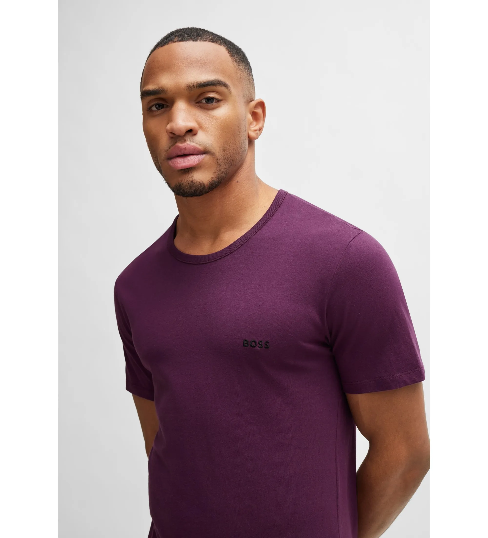 Pack 3 Camisetas interiores Classic lila, gris, verde