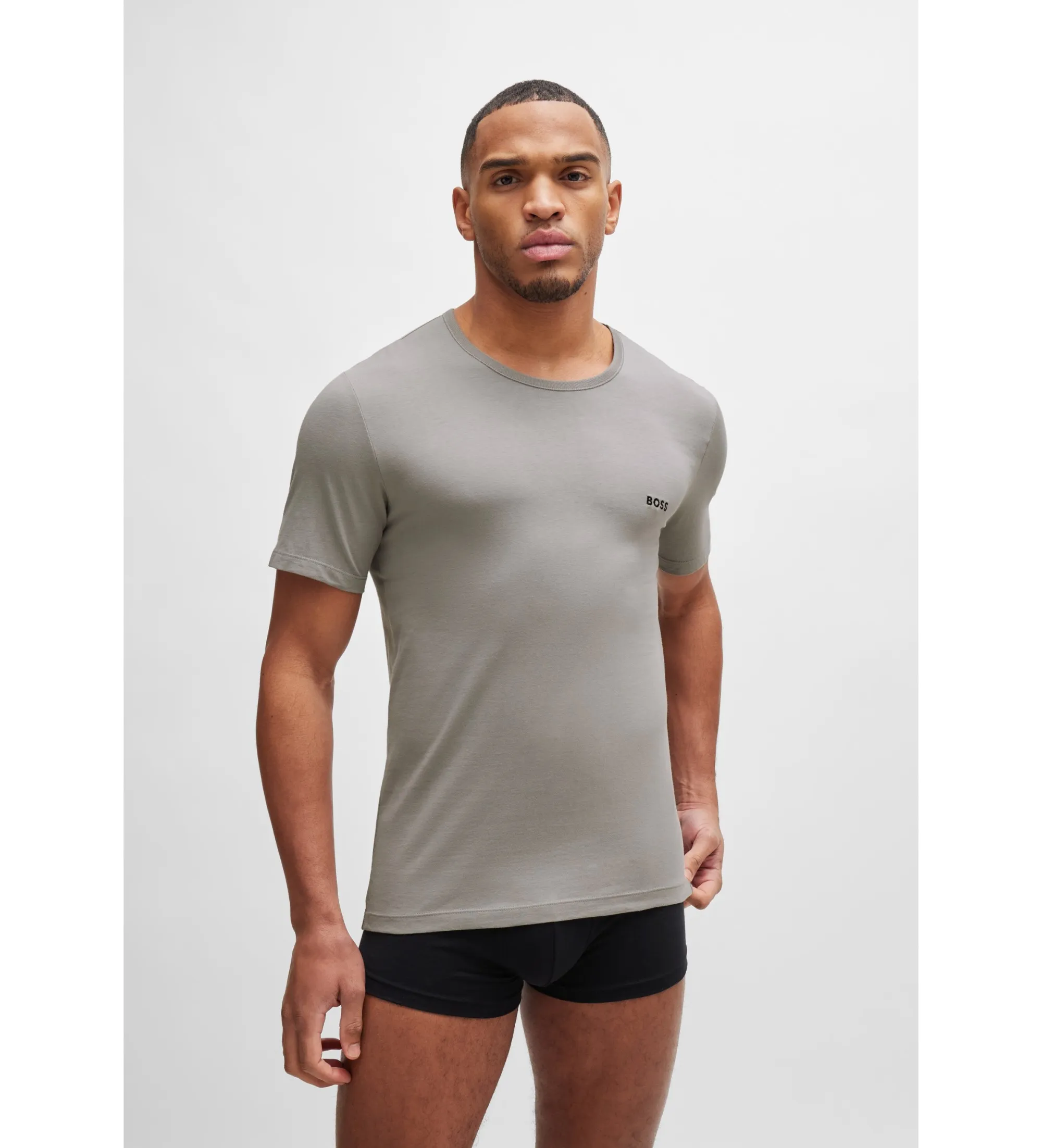 Pack 3 Camisetas interiores Classic lila, gris, verde