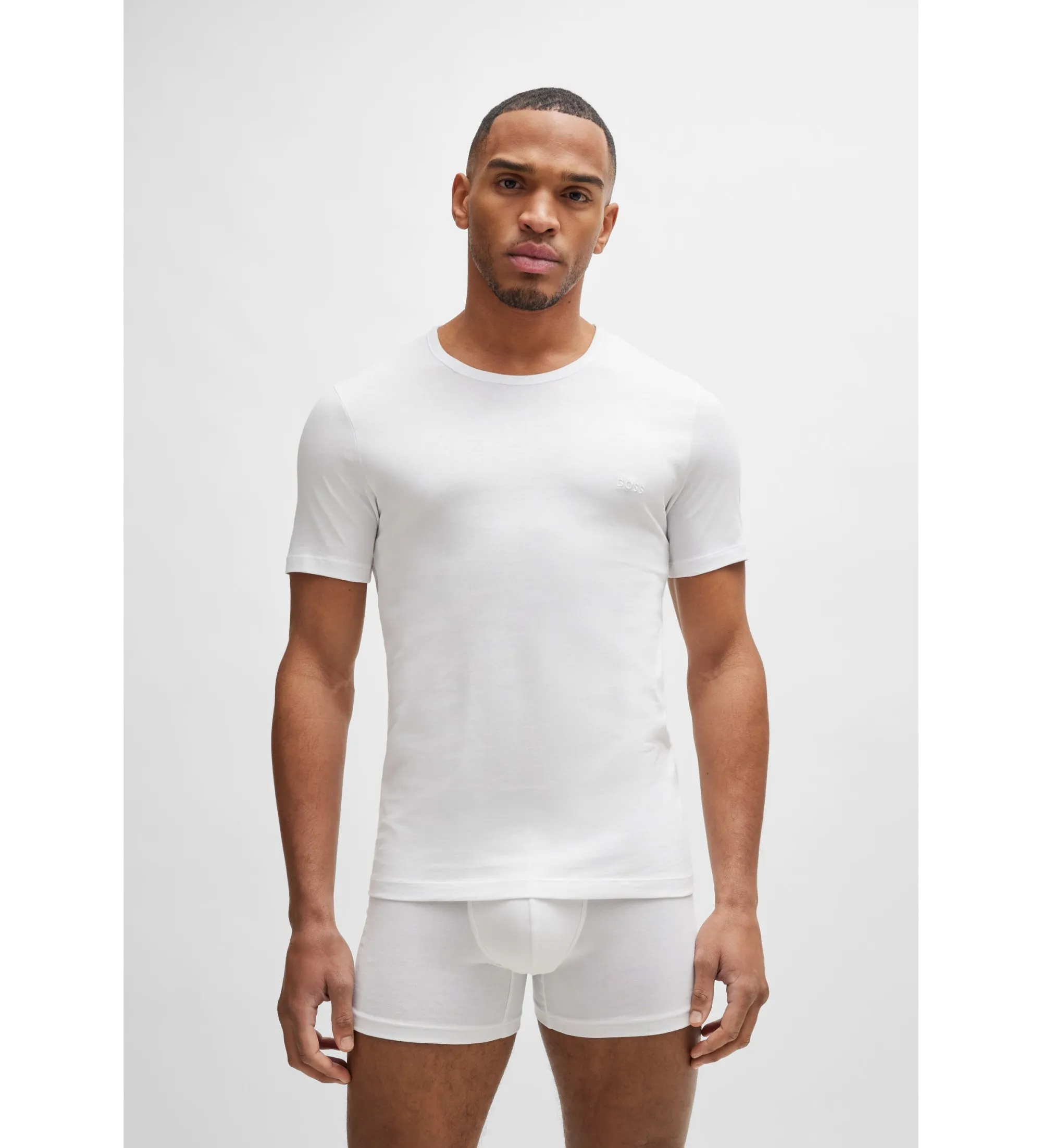 Pack 3 Camisetas interiores Classic marino, blanco, verde