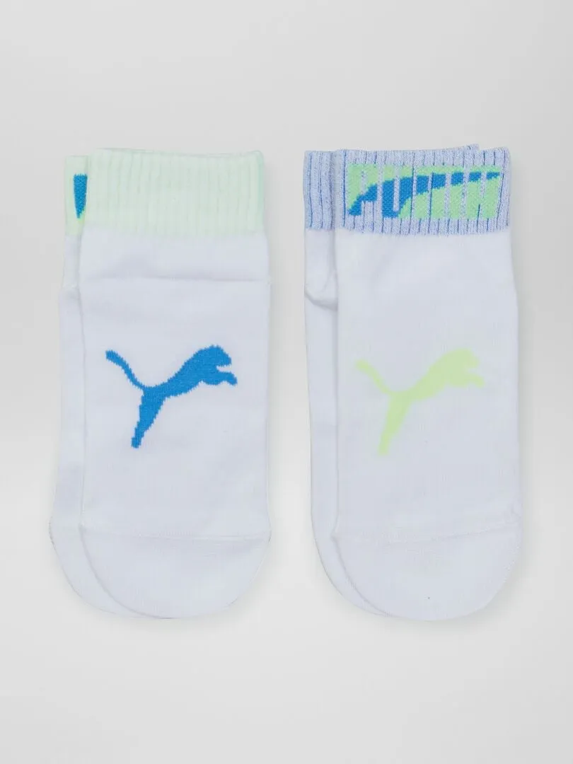 PACK DE 2 PARES DE CALCETINES 'PUMA'  BLANCO
