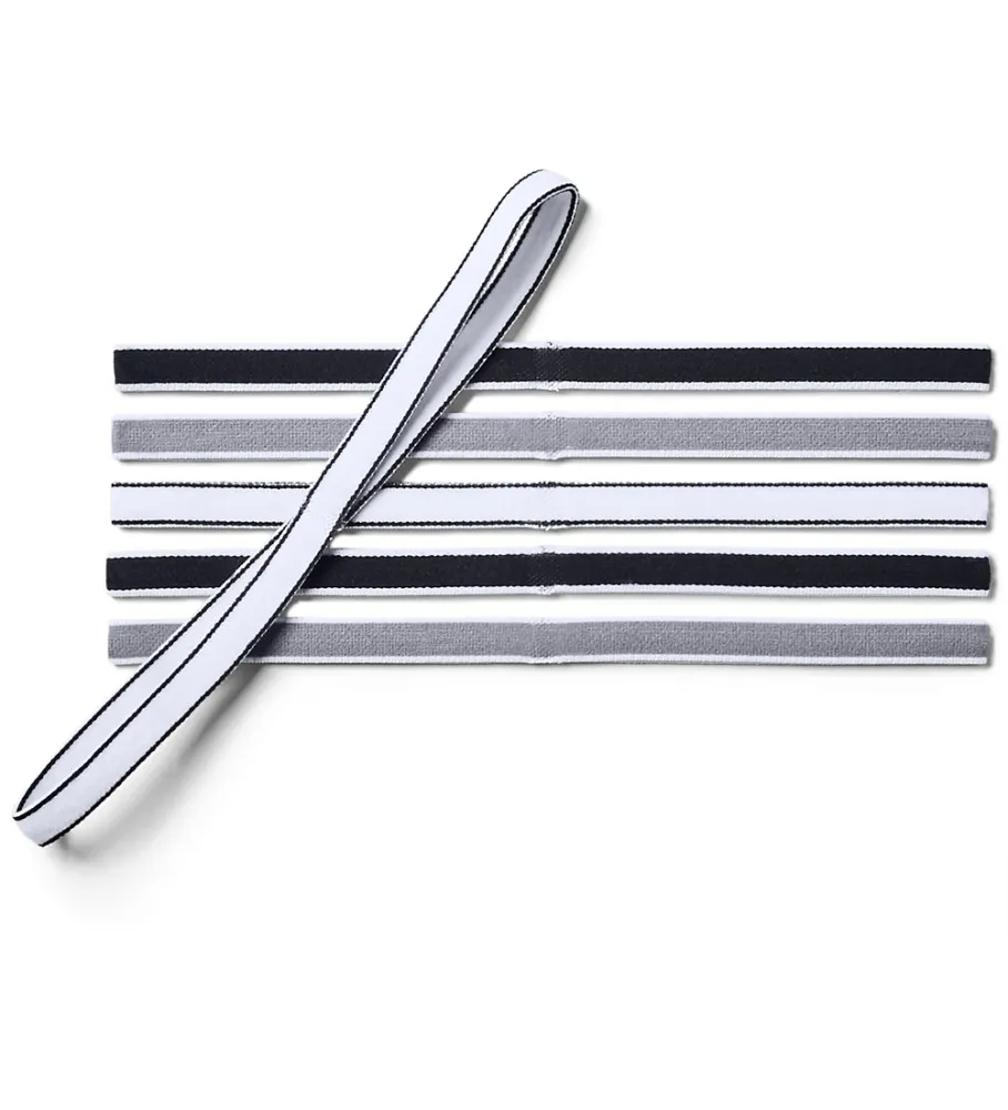 Pack de 6 minicintas para el pelo rosa blanco, negro