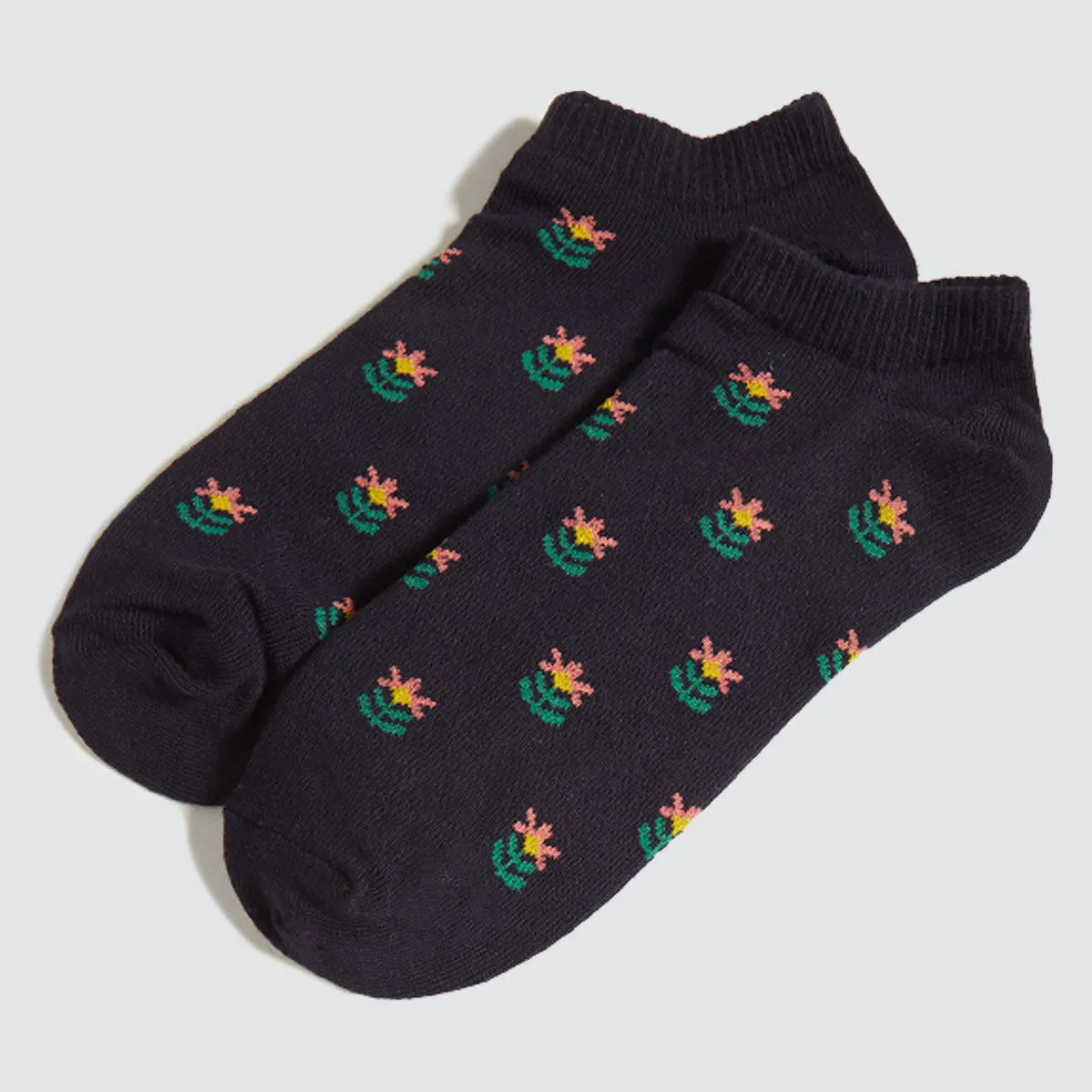 Pack Medias Invisibles Con Estampado X3 Para Mujer