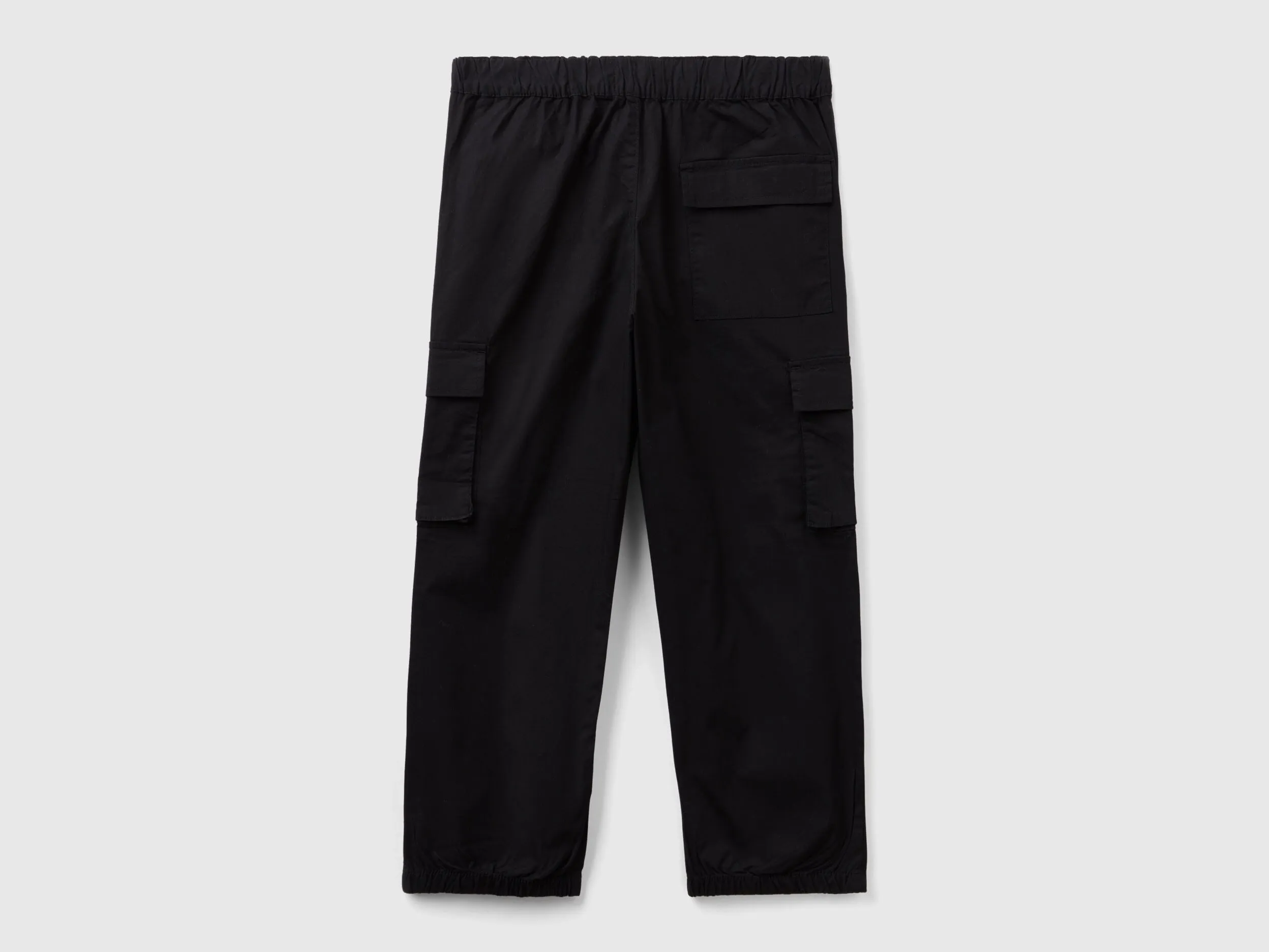 Pantalón parachute de algodón elástico