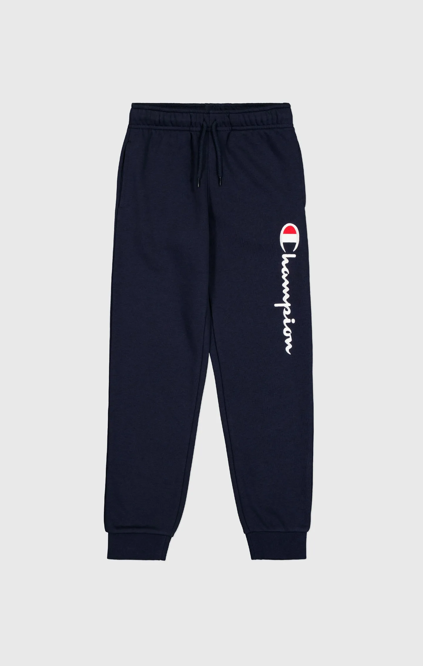 Pantalón de chándal de felpa y logotipo grande para niño